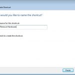Creating a desktop short cut to safely remove flash drives easily